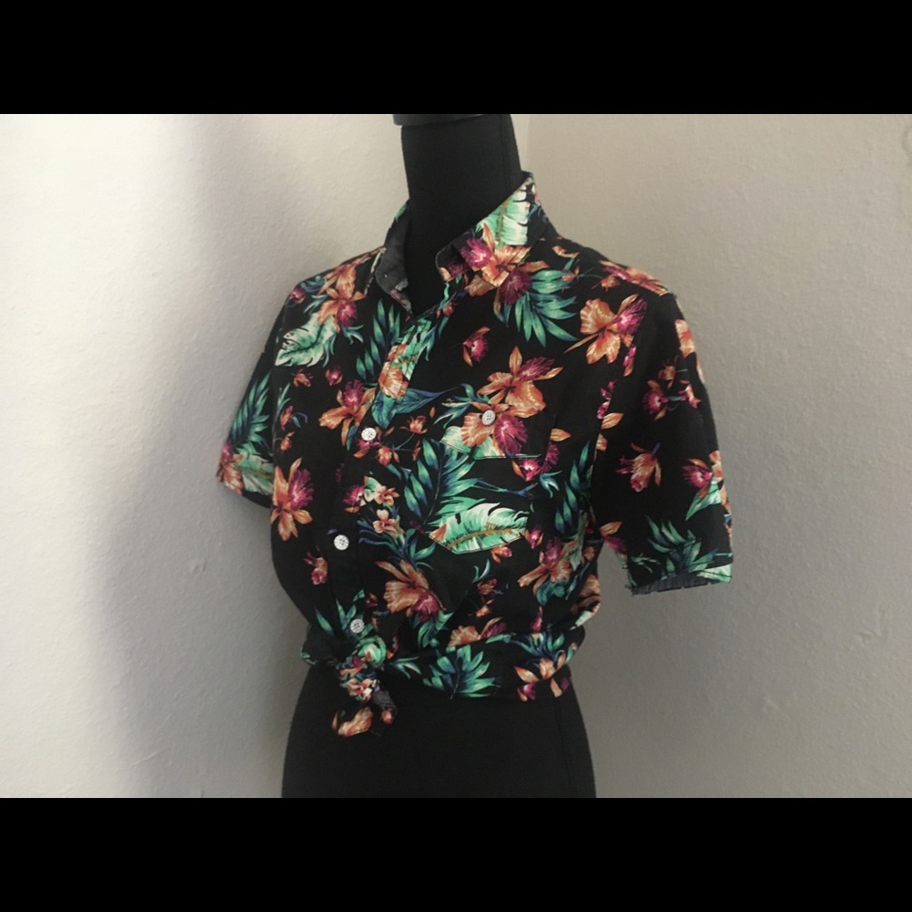 Free planet button up pocket shirt